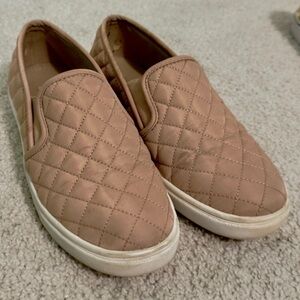 Steve Madden Quilted Nude Sneakers
